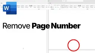 😍 How to Remove Page Number from First Page on Word Document | Simplest and Easy Way | English