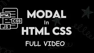 How to create a modal in html css in hindi