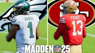 Eagles vs 49ers | Madden 25 | Full Game Simulation