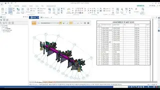 solid edge part list | solid edge drafting tutorial