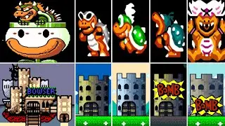 Super Mario World All Castles All Bosses and All Fortresses (No Damage)