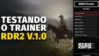 Testando o TRAINER Red Dead Redemption 2