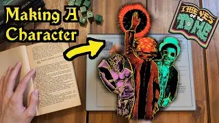 How to use a real book to write a TTRPG character - Thieves of the Tome