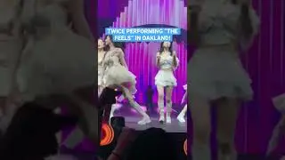 Twice performing “The Feels” on their Ready To Be Tour! #thefeels #twice #performance