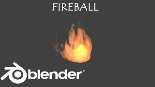 How to create fireball animation in Blender