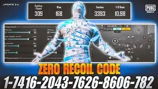 UPDATE 3.4 🔥 BEST NO RECOIL SENSITIVITY CODE + CONTROL SETTINGS FOR BGMI/PUBG MOBILE 2024
