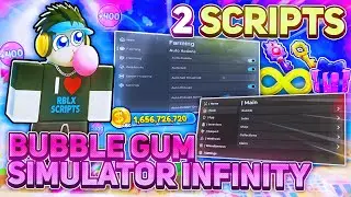 Using 2 BEST Bubble Gum Simulator INFINITY Scripts with Auto Farm, Hatch Eggs, Auto Sell and More..