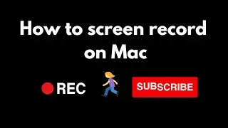 how to screen record on mac