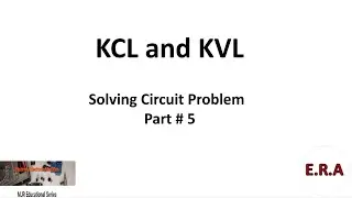 KCL and KVL Solving Circuit Problem Part 5. Tagalog