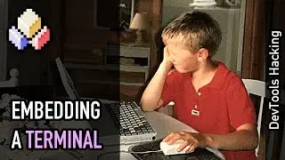 DevTools hacking: Embedding a terminal in the IDE