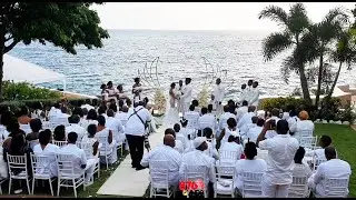 All White Wedding - Villa Gilgal (South Coast Jamaica)