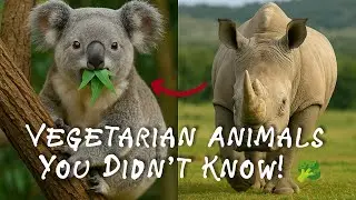 Amazing Vegetarian Animals You Didn’t Know! 🥦