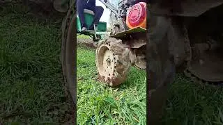 ЗАСТРЯЛИ НА СТАРОМ МОТОБЛОКЕ #мотоблок #покатушки #деревня