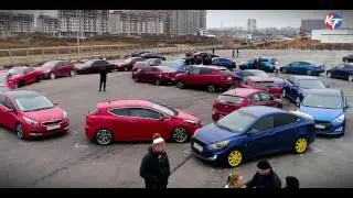 Флешмоб. Флаг Южной Кореи. Korea Festival