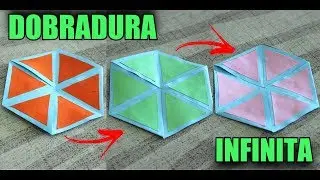 Como fazer uma dobradura infinita - Hexágono 2D