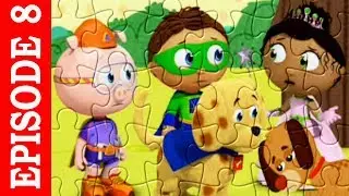 Super Why! Whyatt Playing with Woofster ~ Puzzle Video Education For Kids