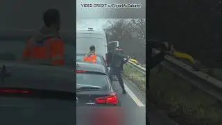 Road Raging Driver Gets Poetic Instant Karma!
