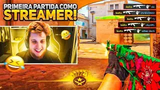 MINHA PRIMEIRA PARTIDA COMO STREAMER OFICIAL!🔥