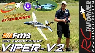 FMS 15th ANNIVERSARY VIPER 70mm V2 Full Flight Review W/ New KMRC Universal Afterburner