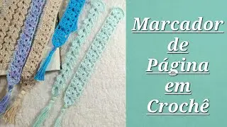 Marcador de Página em Crochê