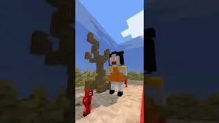 Steve and Alex play Squid Game Red Light Green Light #minecraft#squidgame