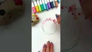 Easy drawing idea for a greeting card or your sketchbook. #greetingcard #sketchbook #doodleart