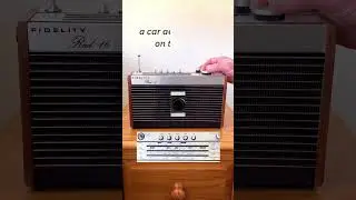 #shorts ‘Tuning in’ with a 1969 Fidelity RAD16 transistor radio