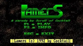 Lamers gameplay (PC Game, 1992)