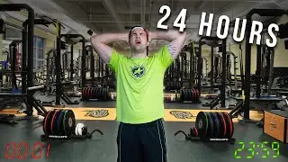 i lived in a gym for 24 hours...