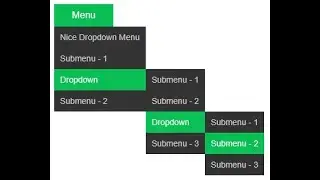 Menus Dropdown em CSS