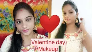 Valentine's day makeup look/simple makeup look #valetinedaymakeup