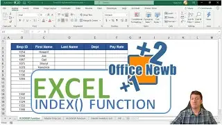 Microsoft Excel INDEX Function