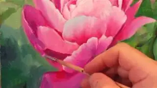 портреты цветов   ,,Пион,, вариант 1