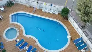 Вид с утра из отеля GHT Maritim, Калелья, Испания