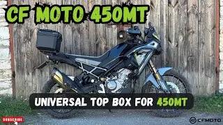 CF MOTO 450MT - Montaż kufra ADVENTURE  / TOP BOX installation 🔥