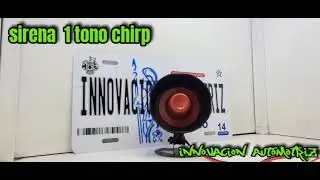 Demo sirena 1  toco chirp