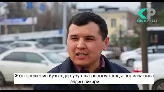 ЭЛ ПИКИРИ: Мас жана эреже бузган айдоочуларга кандай жаза керек? видео