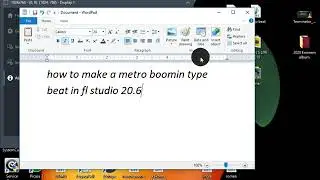 TUTORIAL How to make a metro boomin type beat in Fl Studio 20.6 