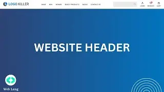 Website Header HTML5 |  Create HTML CSS Header | Tutorials for Beginners | UI Design in 2024 | Ecom