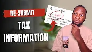 How to re-Submit Tax Information in Google AdSense | US Tax Form Expired
