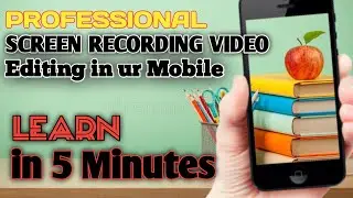 How to edit screen Recording videos #