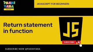 Return statement in function  in Javascript