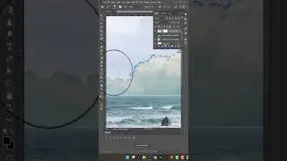 How to add Cloud on a Scenery using Photoshop 2024