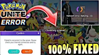 How to Fix Connecting to Server in Pokemon unite - Networking Error Fixed in Pokemon Unite