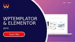 Save and Share your Elementor Templates with WPTEMPLATOR