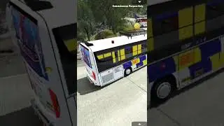 Bussid Funny Moments With RAKKERPro 08/28/24 #bussimulatorindonesia #bussid #shorts