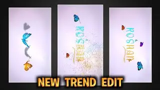 Instagram Trending Name Art Reel Editing | Butterfly Reel Editing | AlightMotion Tutorial
