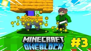 I Make Infinite Xp Farm One Block Series In 1.19 l EP #3 l [Green JR 8]