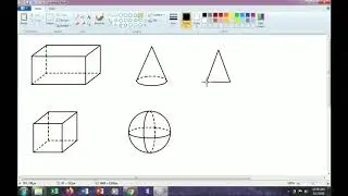 Belajar Program Paint - Menggambar Bangun Ruang (TIK Kelas 2)