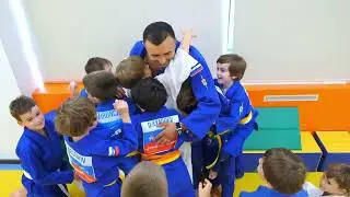Секция дзюдо в Гимназии им. Е.М. Примакова. Группа-1 (7-8 лет). Наставник Гасанов Руслан Гурбанович